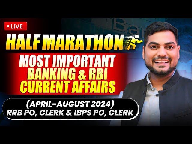 BANKING & RBI CURRENT AFFAIRS | April to August 2024 | RRB PO & Clerk 2024 | Kapil Kathpal