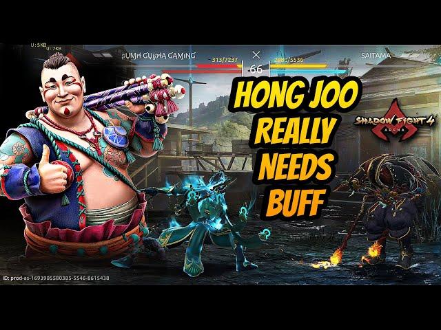 Devs Have Mercy on our FatBoy Buff Hong Joo please // Shadow Fight 4: Arena