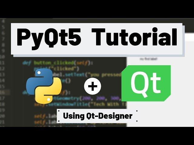 PyQt5 Tutorial - How to Use Qt Designer