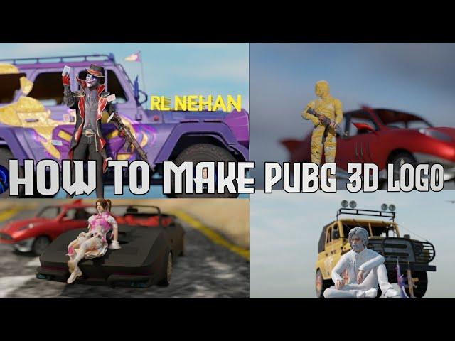 How to make pubg 3d logo | Android And Ios | PUBG | RL Nehan |