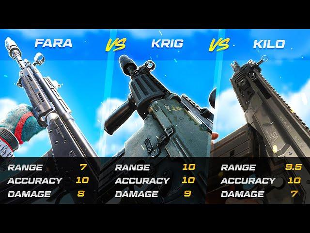 Which is the BEST LONG RANGE GUN after FARA NERF in Warzone Season 4? (KRIG vs FARA)