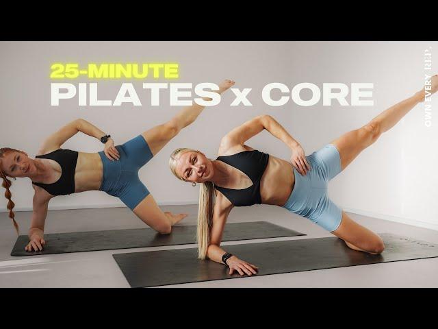 25 Min. Pilates x Core w/ Marie Steffen | Intermediate | No Repeats, No Equipment