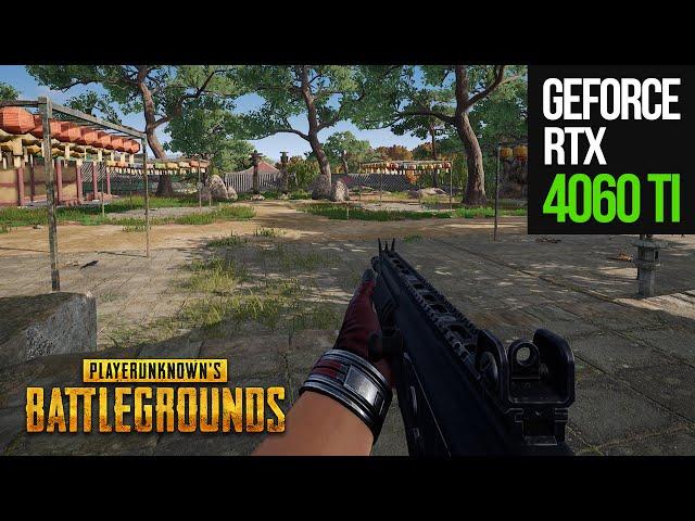 RTX 4060 Ti 8 GB - PUBG Gameplay (No Commentary, Full HD, Ultra Settings)