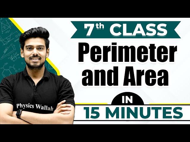 Perimeter and Area | Cheat Sheet Series For Class 7th