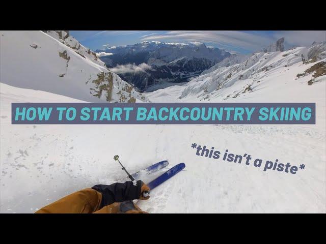 Where to start with Backcountry/Off-Piste Skiing // DAVE SEARLE