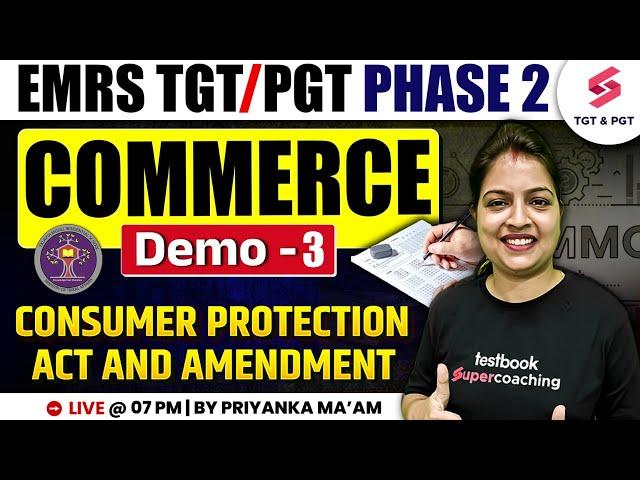 EMRS New Vacancy 2025 | EMRS TGT/PGT Commerce Classes 2025 | EMRS Commerce By Priyanka Ma'am