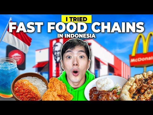 Rice CHANGED Fast Food in Indonesia. So I Tried Them.