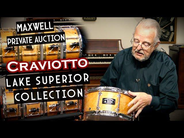 Craviotto Timeless Timber Lake Superior Collection Snare Drums - Private Auction