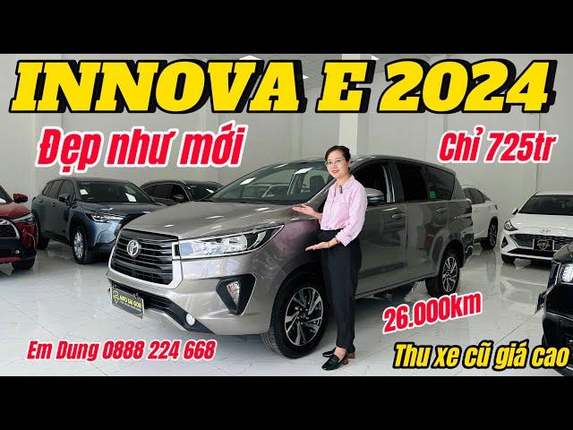 Toyota Innova 2.0E 2024 xe 8 chỗ giá rẻ|Thu mua ô tô cũ Tphcm