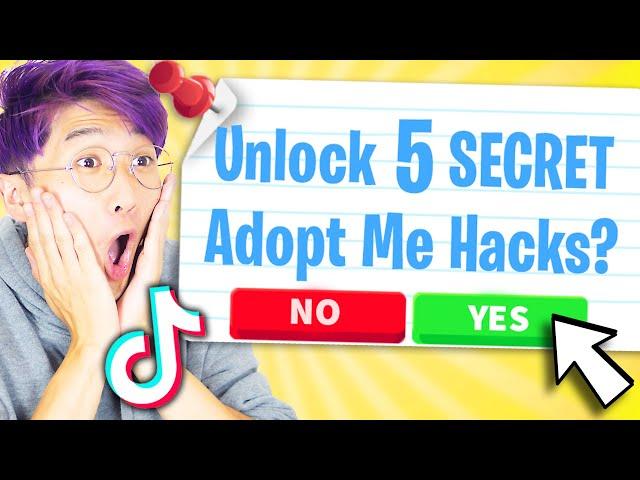 TOP 5 WORKING TIKTOK HACKS In ROBLOX ADOPT ME! (LankyBox BEST OF Adopt Me Hack Compilation 2020!)