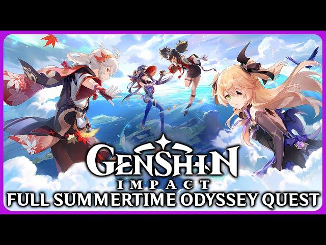 Full Golden Apple Archipelago Summertime Odyssey Event - Genshin Impact 2.8