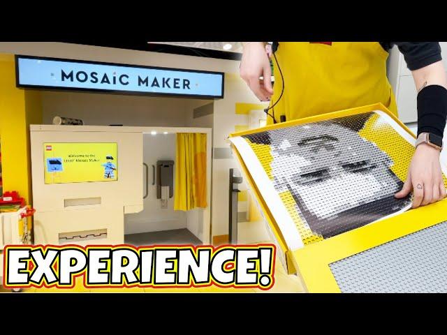 LEGO Store Personalized Mosaic Maker Experience & Tutorial 