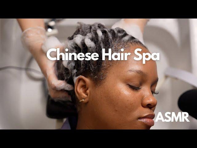 ASMR:  ULTIMATE RELAXATION AT A CHINESE HAIR SPA | ASMR SCALP MASSAGE AND SHAMPOO SOUNDS 🫧