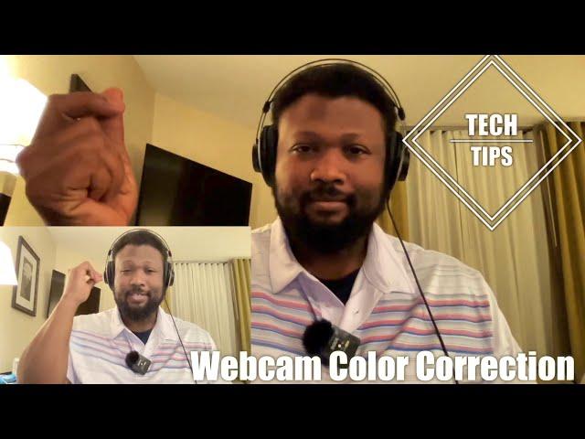 Tech Tips: Webcam Color Correction using OBS Studio