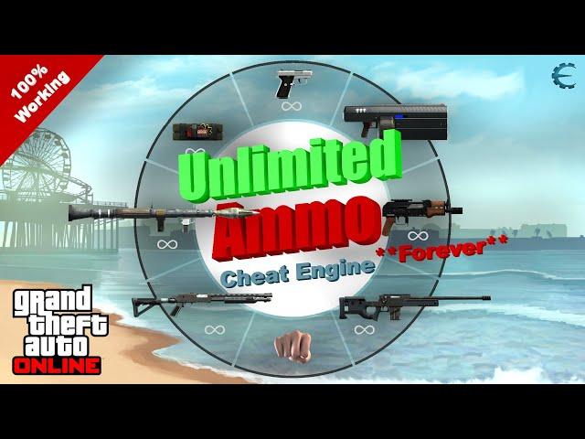 GTA 5 Online Unlimited Ammo Cheat 100% Working (No Ban) | Cheat Engine