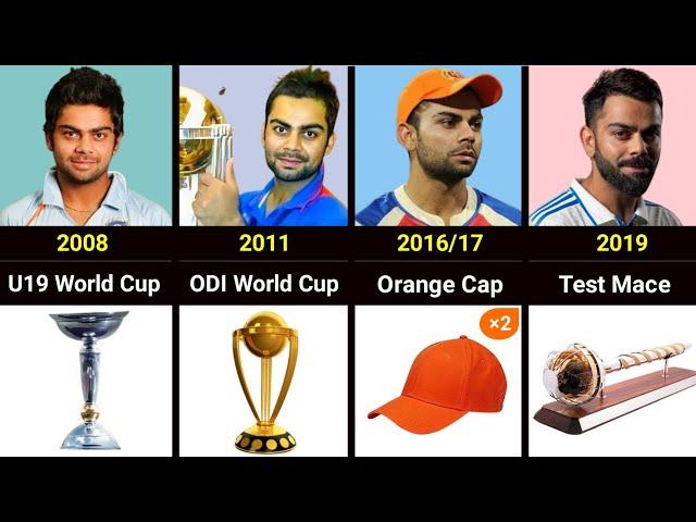 Virat Kohli Career All Trophies and Awards 2008-2023