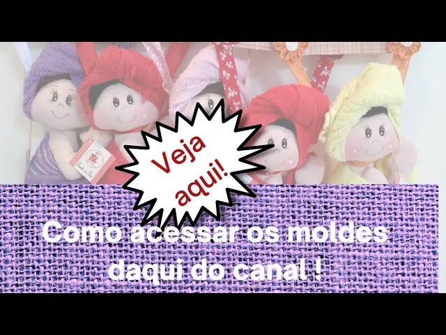 Como acessar os moldes daqui do canal! Assista esse vídeo, siga essas dicas e tire suas dúvidas!