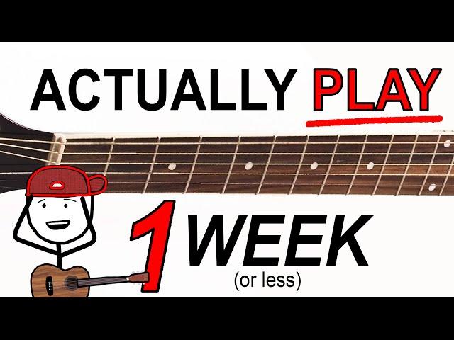 LEARN GUITAR IN 7 DAYS (or less)