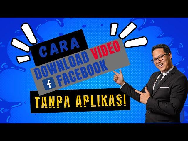 CARA MUDAH DOWNLOAD VIDEO HD DI FACEBOOK TANPA APLIKASI TAMBAHAN !! #facebookreels #tutorial #100