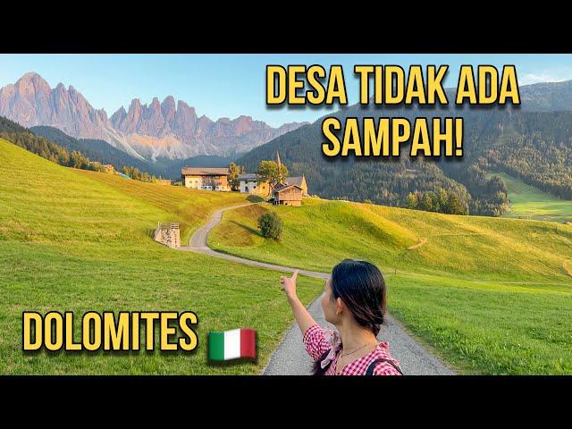 SUASANA DESA DOLOMITES DI ITALIA YANG TENANG DAN DAMAI TIDAK ADA SAMPAH #22