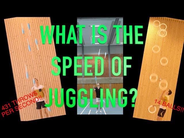 What is the speed of juggling?