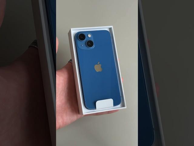 Blue iPhone 13 Mini Unboxing!