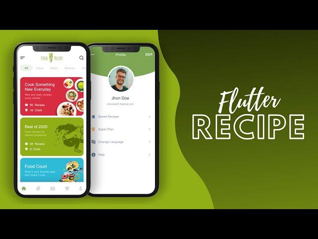 Recipe App - Part 1 - Flutter UI - Speed Code