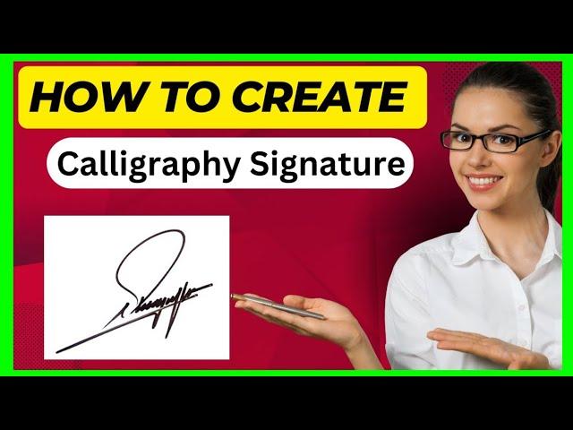 How to create calligraphy signature | Signature | Autograph