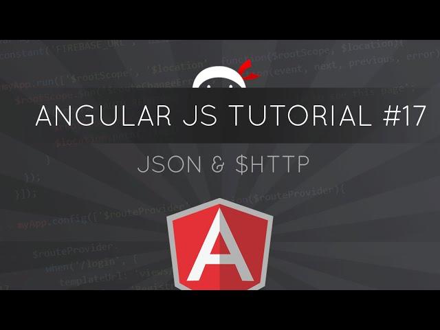 AngularJS Tutorial #17- JSON and $http