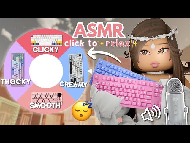 (roblox asmr )  wheel DECIDES my keyboard every tower...