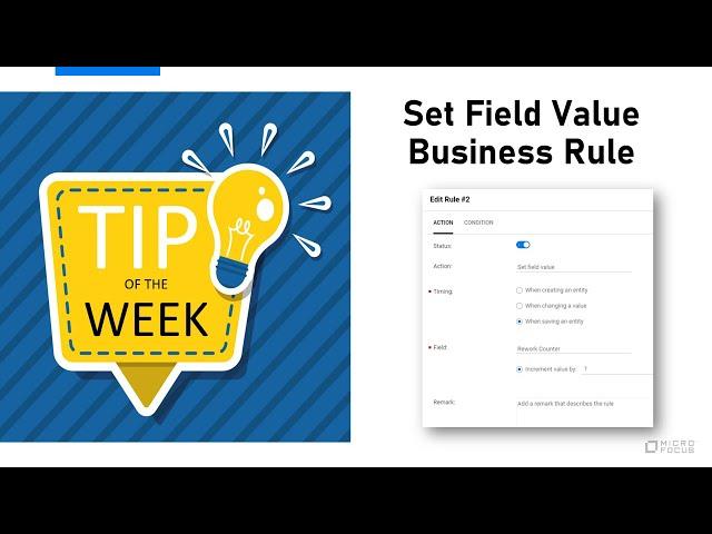 Tip of the week #7 - Apply Set Field Value Business Rule