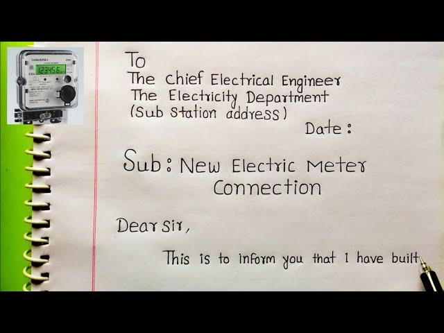 Application For New Electric Meter | Apply For New Meter Connection