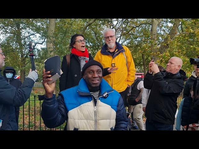 Jay Smith is Back at Speakers Corner and is Confronted by Lamin!!! Speakers Corner