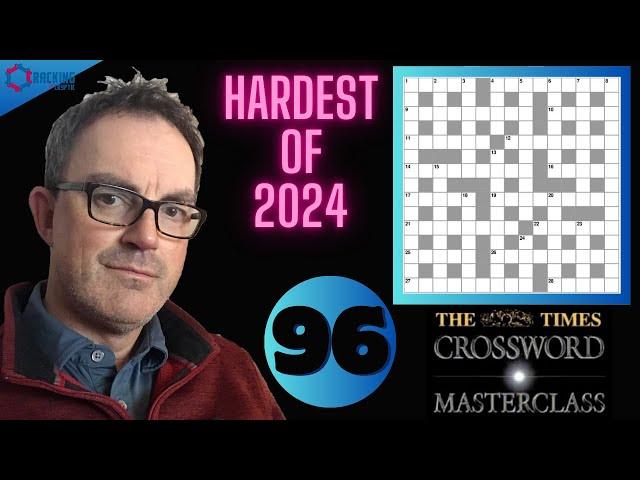 The Times Crossword Masterclass: 13 December 2024: The Hardest Puzzle Of The Year!