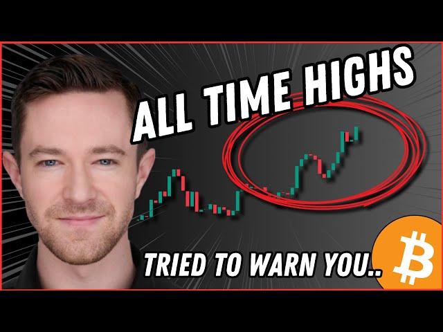 I TOLD YOU BITCOIN ALL TIME HIGHS | CRYPTO MOON | LIVE BITCOIN TRADING PEPE DOGE XRP FLOKI PNUT