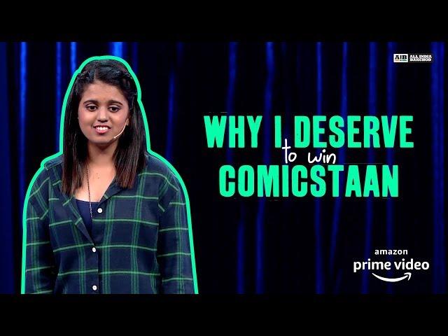 Why I Deserve to Win #Comicstaan : Standup by Aishwarya Mohanraj