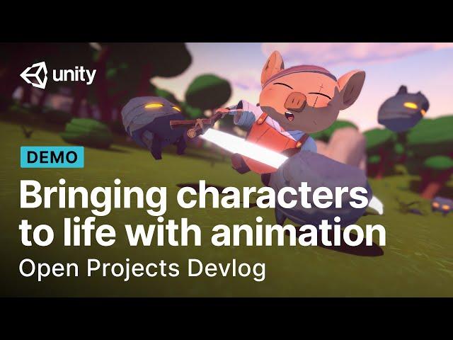 Bringing characters to life with animation | Open Projects Devlog