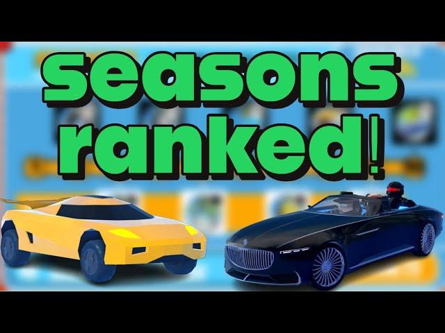 Every Season Ranked! | Roblox Jailbreak