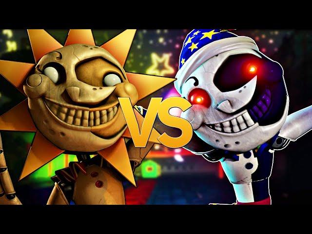 СОЛНЦЕ vs ЛУНА АНИМАТРОНИК | СУПЕР РЭП БИТВА | Sundrop ПРОТИВ Moondrop FNAF 9 ФНАФ prod.Zach Sutton