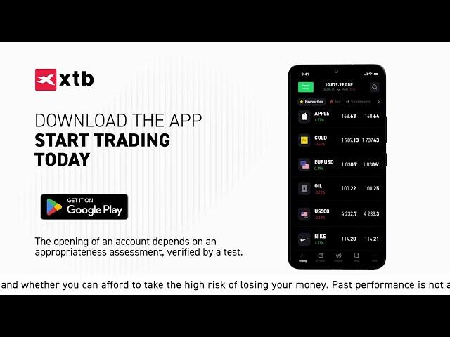 XTB Android App - Open an account in 4 easy steps