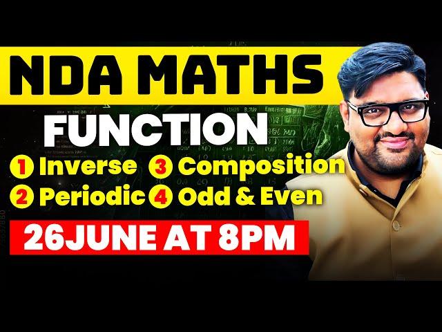 NDA Maths : Complete Function | Complete Calculus For NDA 2 2024 | Calculus For NDA