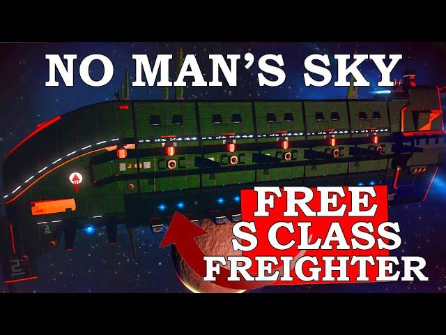 No Man's Sky How To Get A Free S Class Freighter (NMS Free Capital Ship 2023)