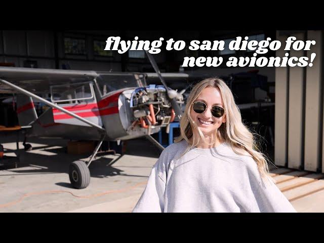 flying to san diego for new avionics! 140A restoration part 1