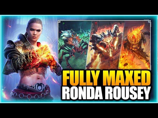 SHE DESTROYED THE CLAN BOSS!! Ronda Rousey Champion Spotlight | Raid Shadow Legends