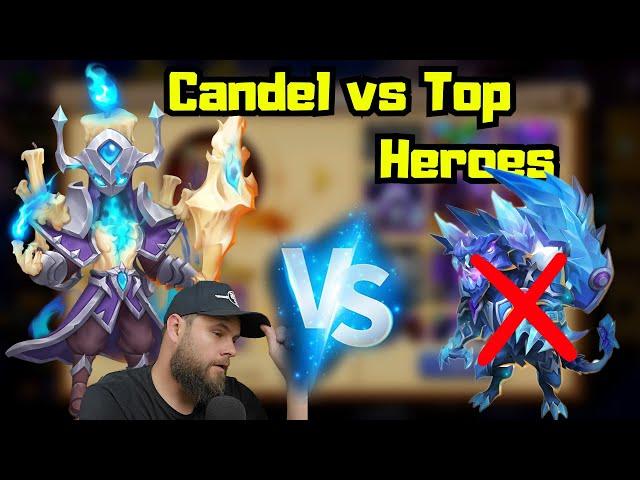 Candel vs Top Heroes | New Insane Hero | Castle Clash