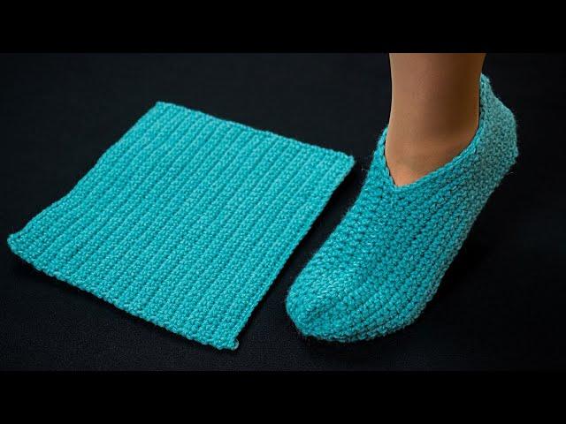 Crochet slippers without a seam on the sole for beginners - a step-by-step tutorial!