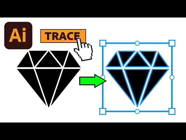 How To Auto Trace Anything in Illustrator | 2 Min Tutorial