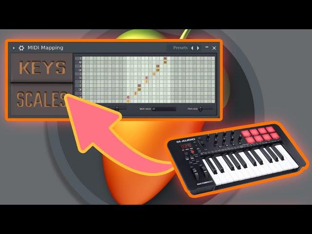 FL STUDIO Tutorial | Lock MIDI Keyboard To Keys, Scales, Chords | Stock Plugin 