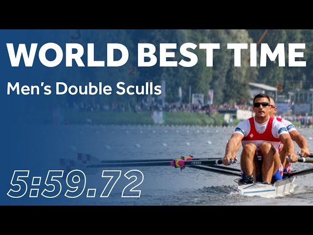 WORLD BEST TIME - Men's Double Sculls