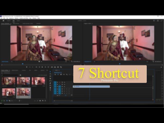 The 7 Shortcuts Use Any Video || In Premiere Pro Tutorial ||